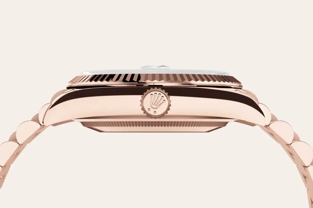 Rolex Day-Date in 18 ct Everose gold, M128235-0029 - Swiss Time Square