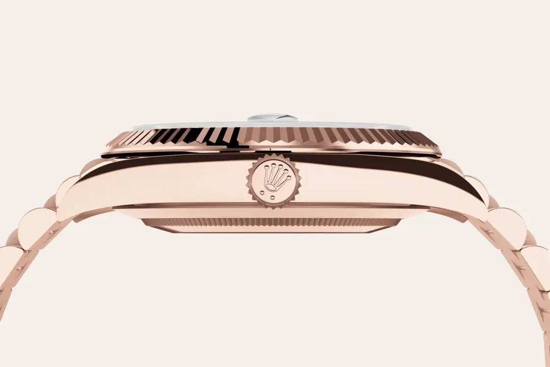 Rolex Day-Date in 18 ct Everose gold, M228235-0055 - Swiss Time Square