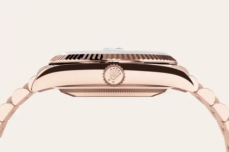 Rolex Day-Date in 18 ct Everose gold, M128235-0089 - Swiss Time Square