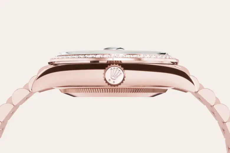 Rolex Day-Date in 18 ct Everose gold, M128345RBR-0009 - Swiss Time Square