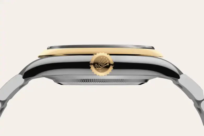 Rolex Oyster Perpetual in Yellow Rolesor - combination of Oystersteel and yellow gold, M134303-0001 - Swiss Time Square