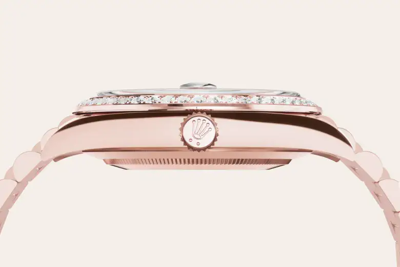 Rolex Day-Date in 18 ct Everose gold, M228345RBR-0002 - Swiss Time Square