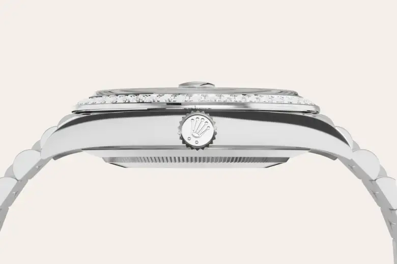 Rolex Day-Date in 18 ct white gold, M228349RBR-0036 - Swiss Time Square