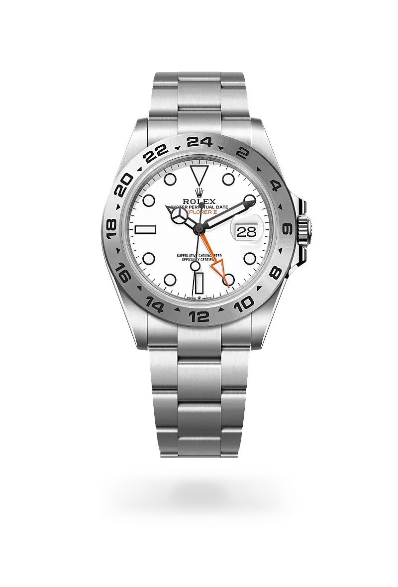 Rolex Explorer II in Oyster, 42 mm, Oystersteel, M226570-0001 - Swiss Time Square