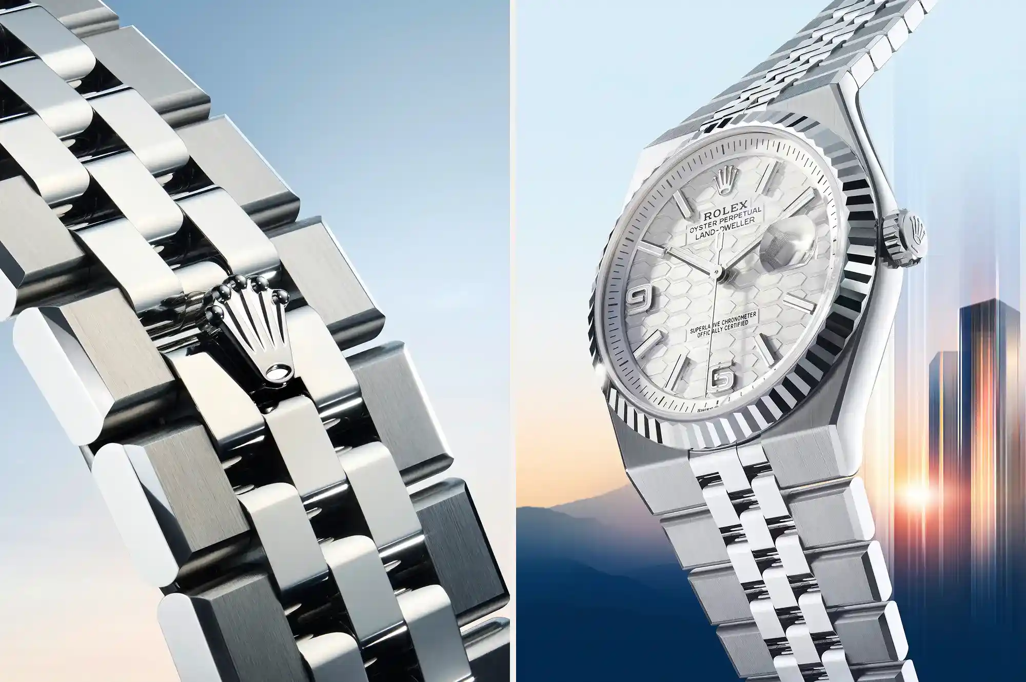 Flat Jubilee bracelet - Swiss Time Square
