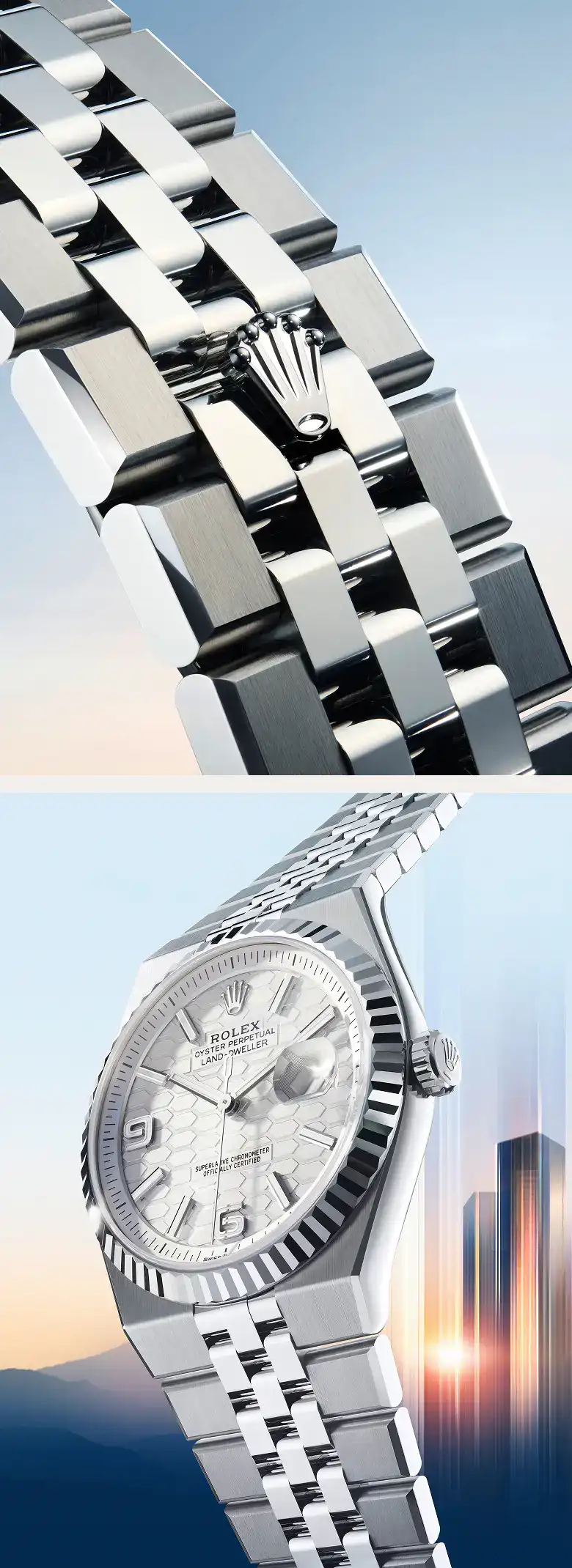 Flat Jubilee bracelet - Swiss Time Square